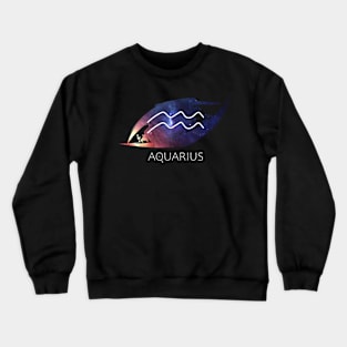 Aquarius Zodiac Crewneck Sweatshirt